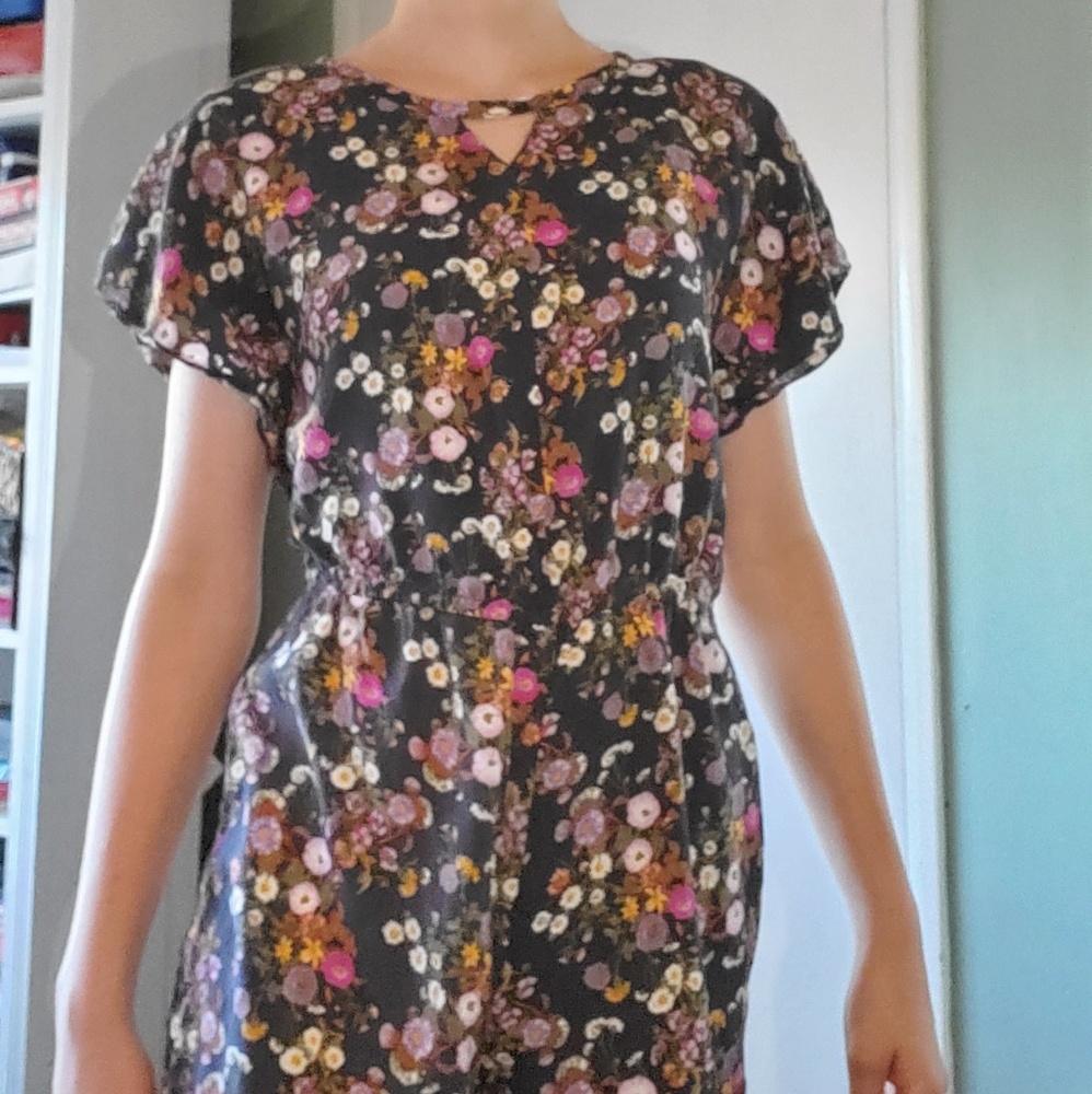 Flower Print Romper